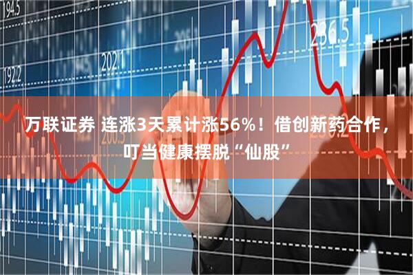 万联证券 连涨3天累计涨56%！借创新药合作，叮当健康摆脱“仙股”