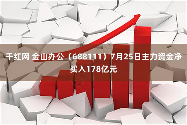 千红网 金山办公（688111）7月25日主力资金净买入178亿元